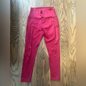 Everbrand Red Leggings with pockets workout pants